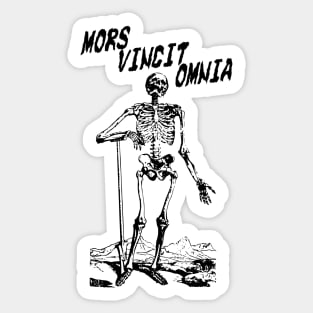 Mors Vincit Omnia Sticker